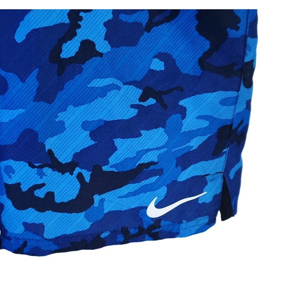 Men's Nike Vital Volley Swim Trunks Obsidian Blue Camo Board Shorts Size Large